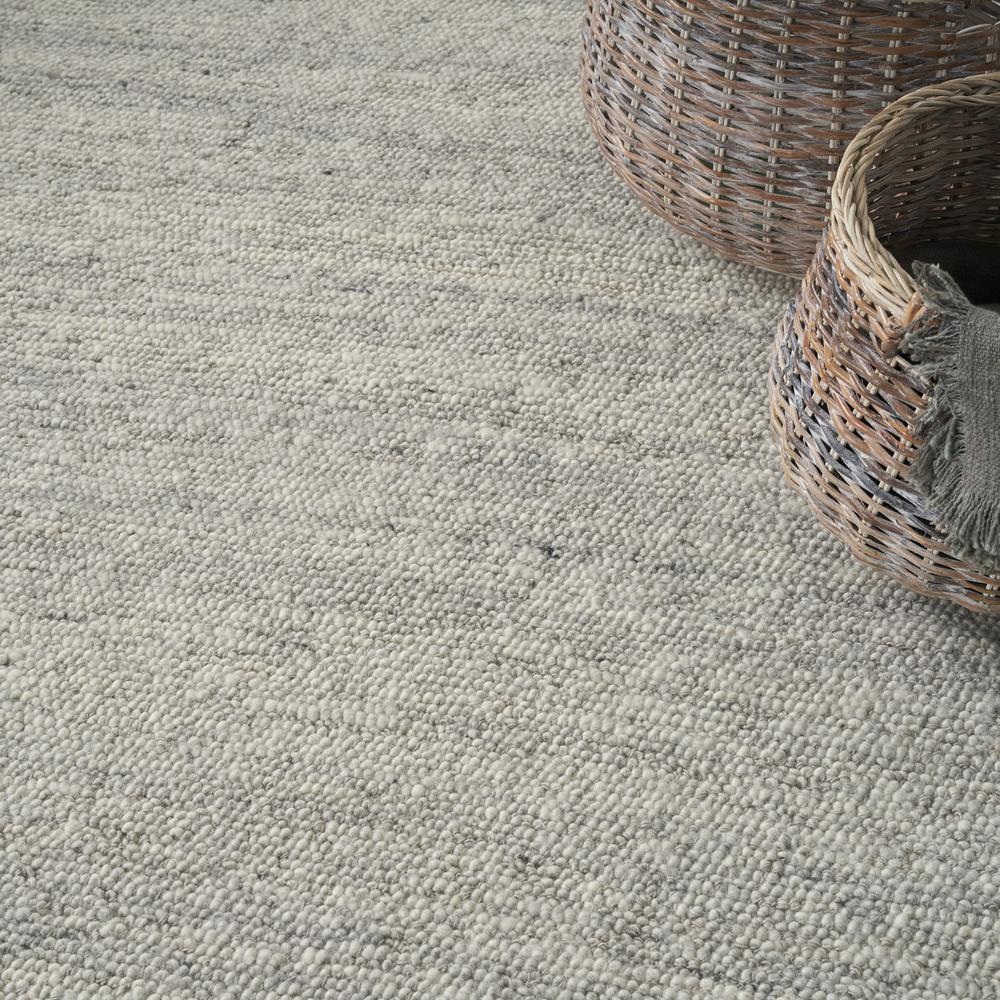 Nourison Alanna Area Rug Farmhouse 7'9" x 9'9" Rectangle, Silver. Picture 8