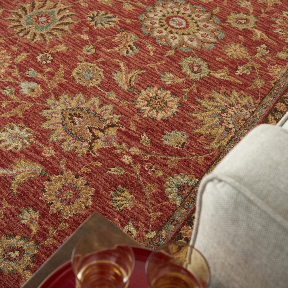 Rectangle Traditional Machine Made Area Rug. Picture 8