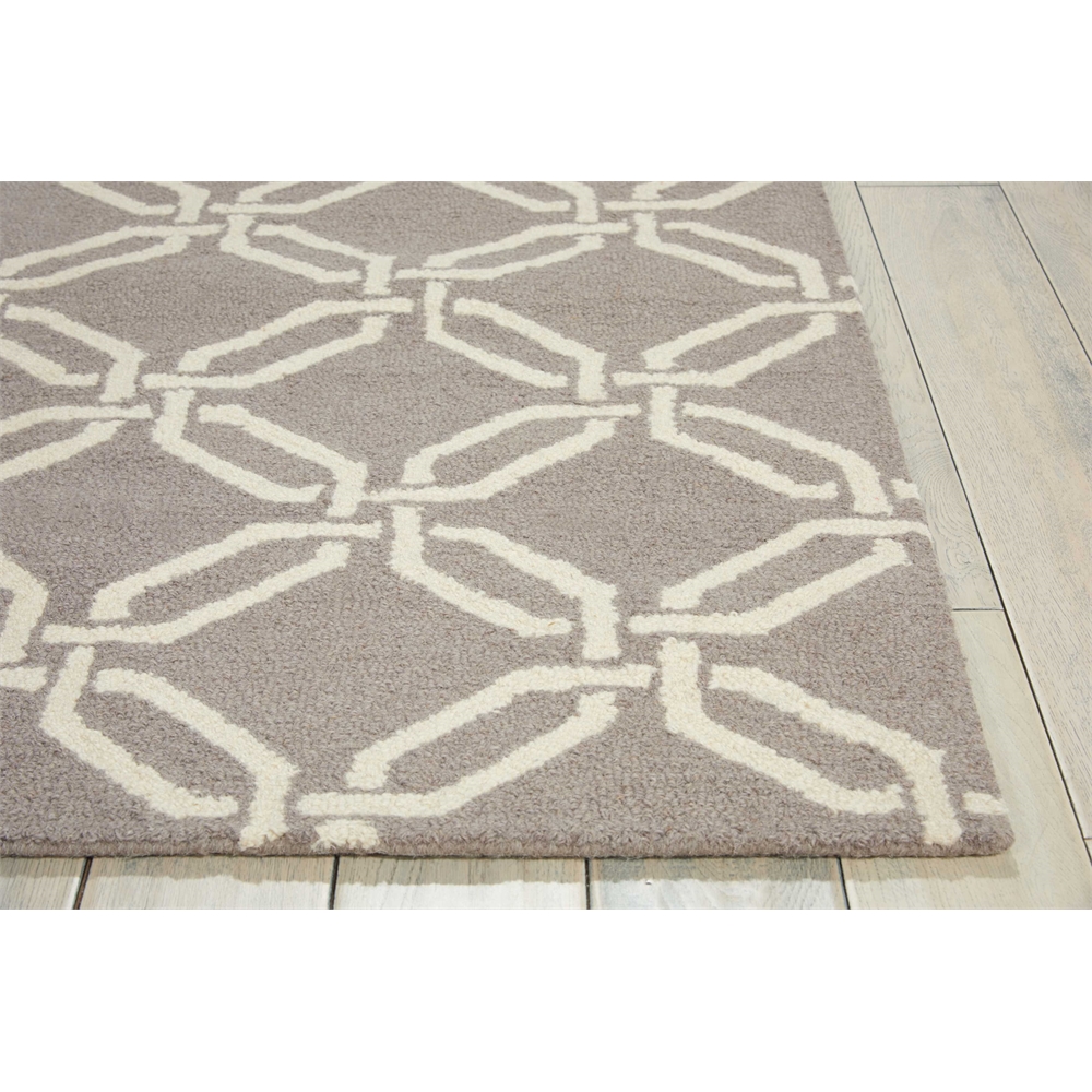 Linear Area Rug, Silver, 2'3" x 7'6". Picture 3