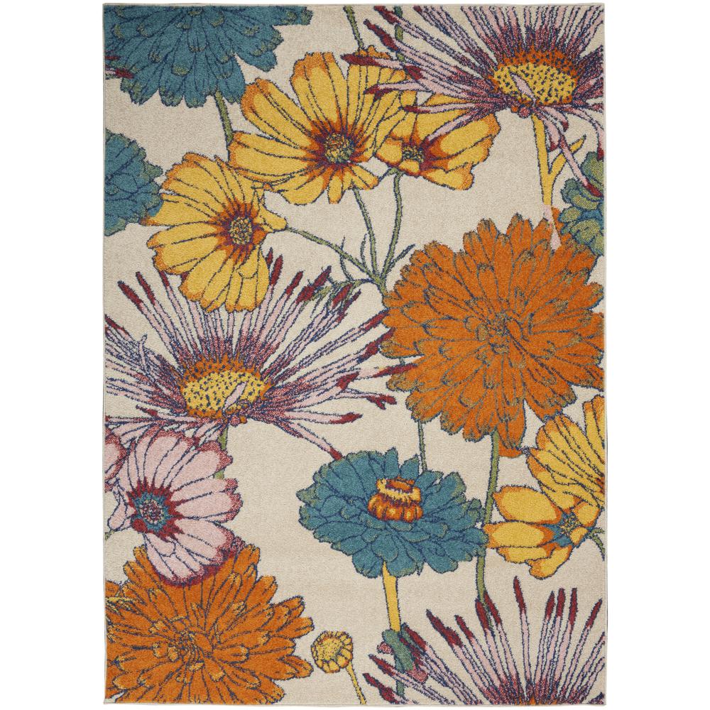 Contemporary Rectangle Area Rug, 4' x 6'. Picture 1