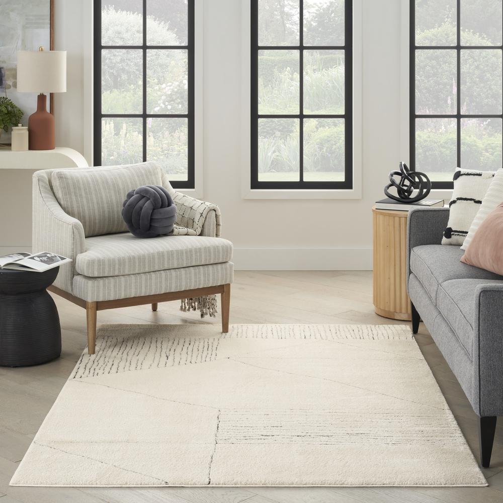 Scandinavian Rectangle Area Rug, 8' x 10'. Picture 9