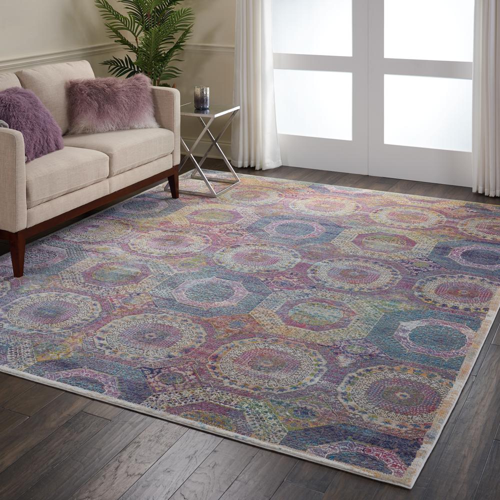 Bohemian Rectangle Area Rug, 9' x 12'. Picture 9