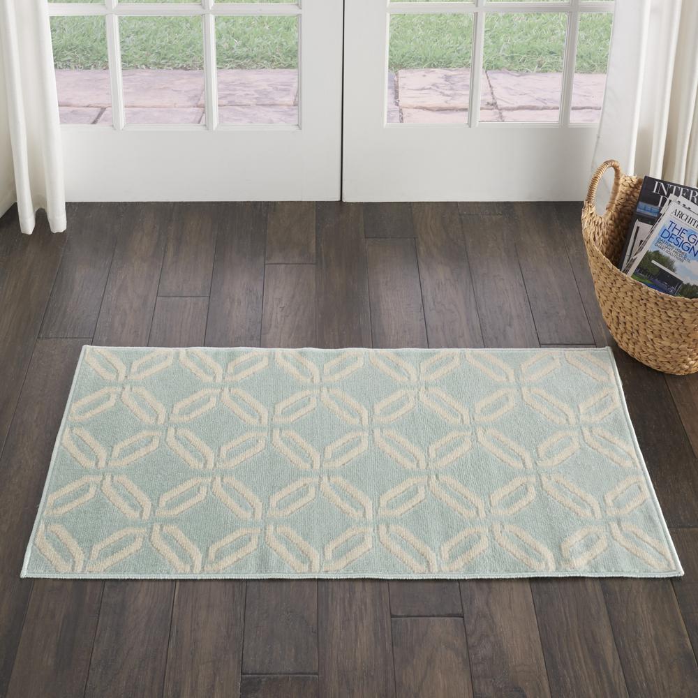 Coastal, Nautical & Beach Rectangle Area Rug, 2' x 4'. Picture 8