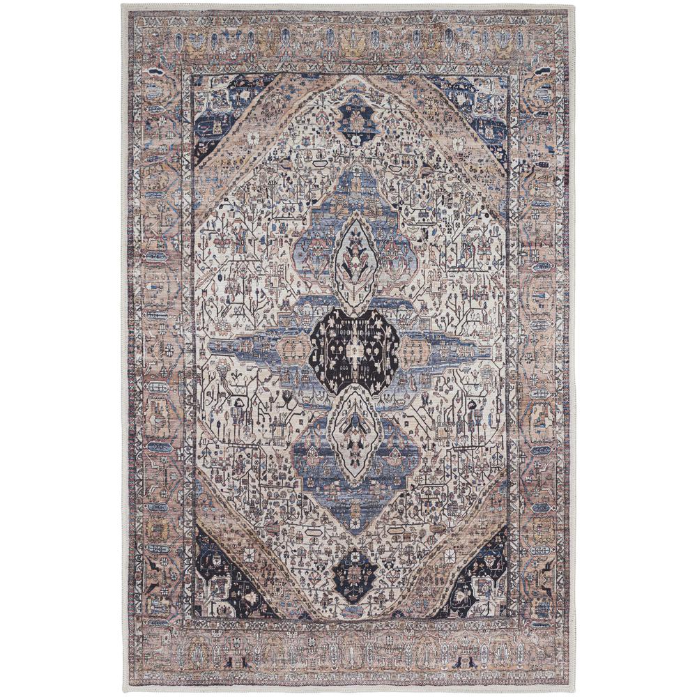 Vintage Rectangle Area Rug, 4' x 6'. Picture 1