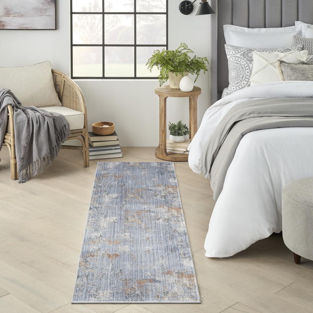 Modern Runner Area Rug, 8' Runner. Picture 2