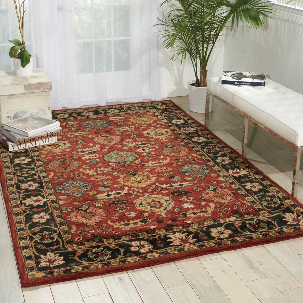 Jaipur Area Rug, Brick, 8' x ROUND. Picture 2