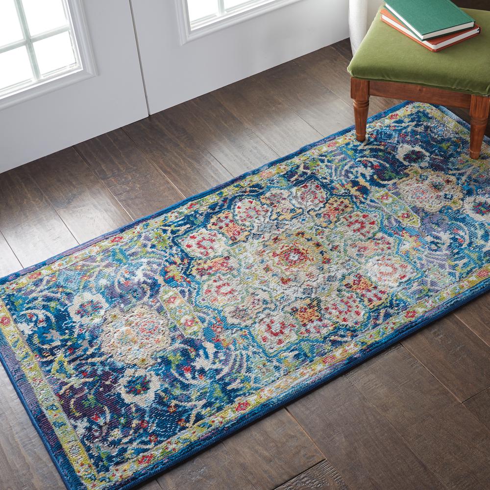 Vintage Rectangle Area Rug, 2' x 4'. Picture 8