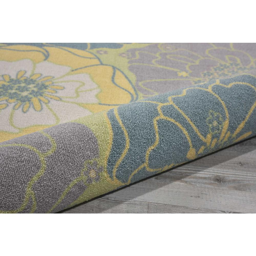 Home & Garden Area Rug, Green, 8'6" x SQUARE. Picture 4