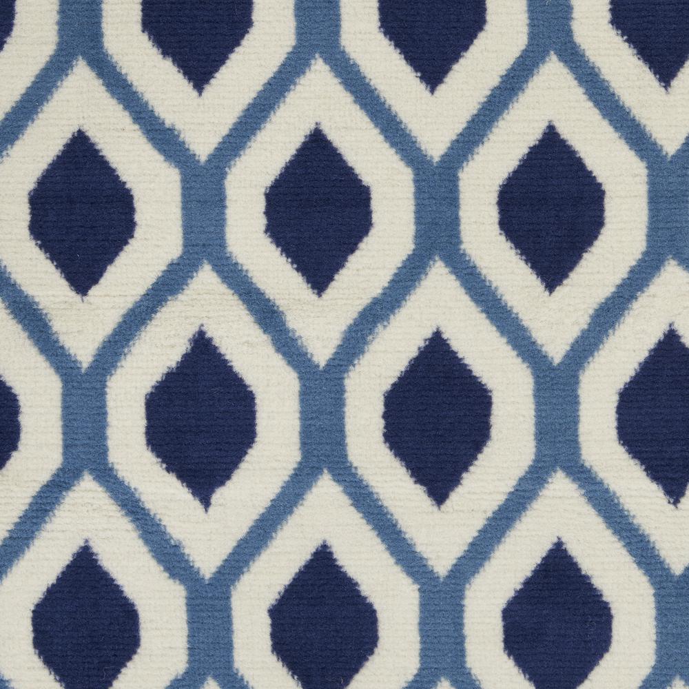 Grafix Area Rug, White/Navy, 5'3" x 7'3". Picture 6