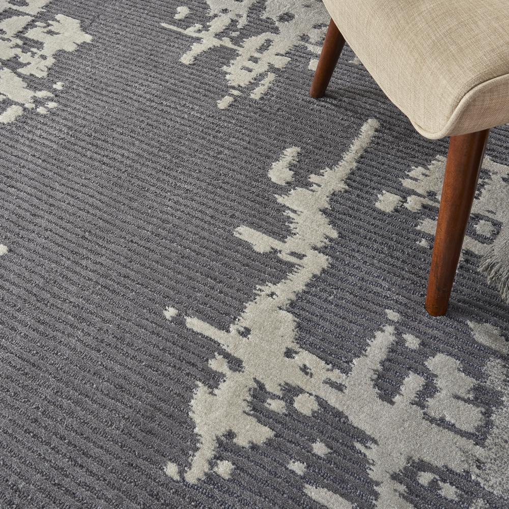 Symmetry Area Rug, Grey/Beige, 5'3" X 7'9". Picture 8