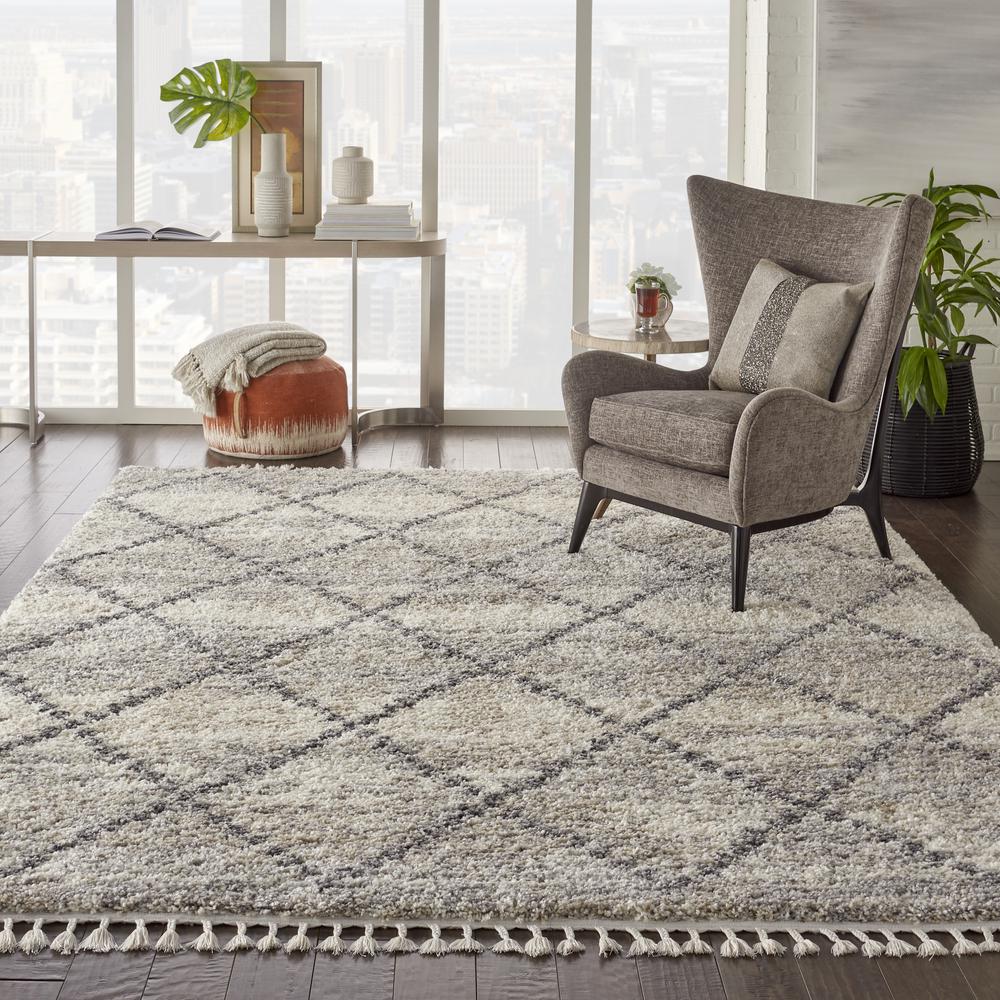 Nourison Home Scandinavian Shag Area Rug. Picture 2