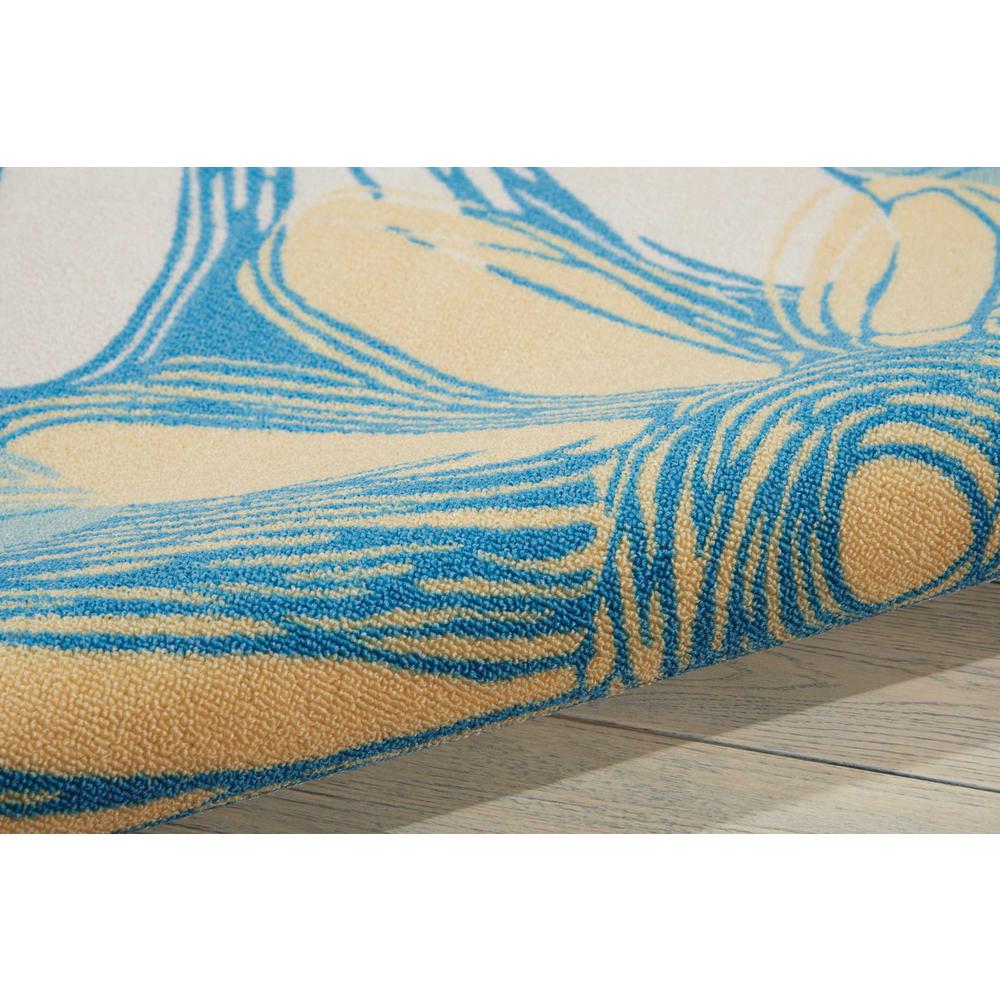 Home & Garden Area Rug, Blue, 10' x 13'. Picture 4