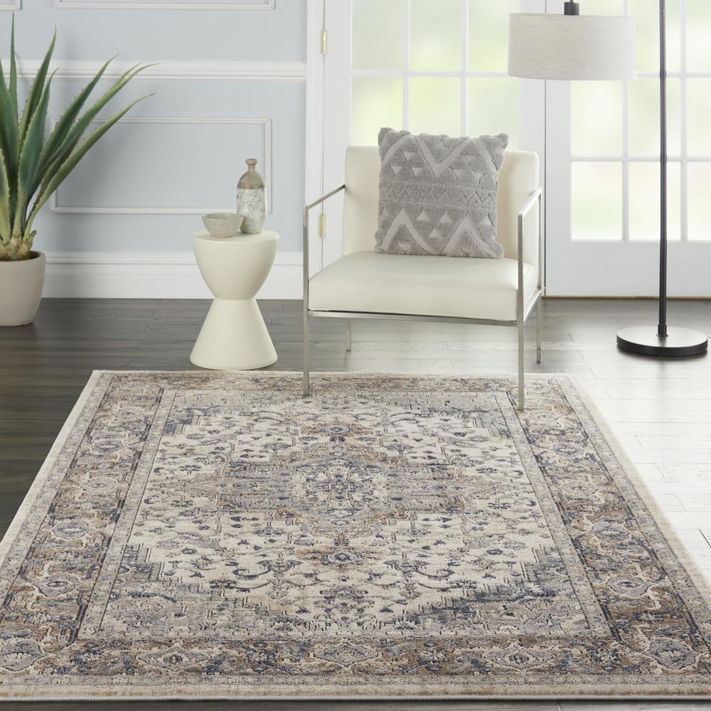 Nourison Quarry 6' x 9' Ivory/Grey Area Rug. Picture 2