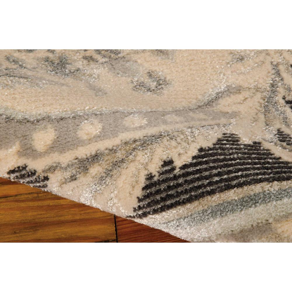 Platine Area Rug, Charcoal, 5'3" x 7'5". Picture 5