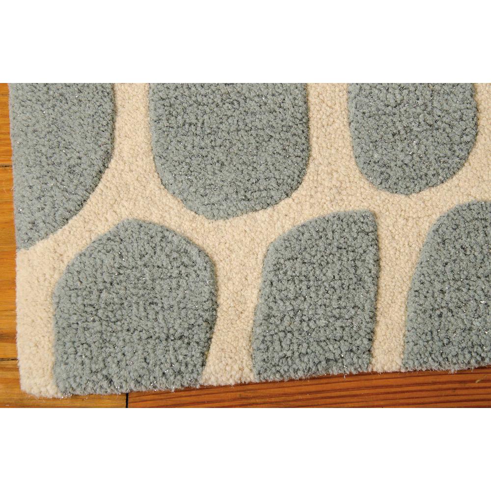 Zambiana Area Rug, Aqua, 8' x 10'6". Picture 3