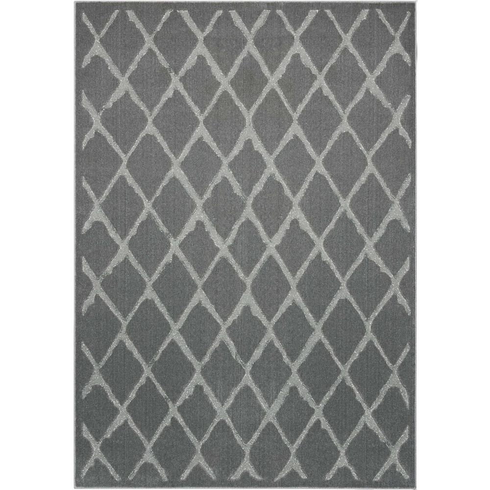 Gleam Area Rug, Grey, 9'3" x 12'9". Picture 1