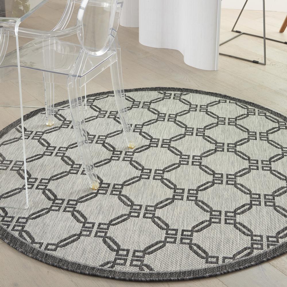 Nourison Garden Party Area Rug, 5' Round (99446810823). Picture 2