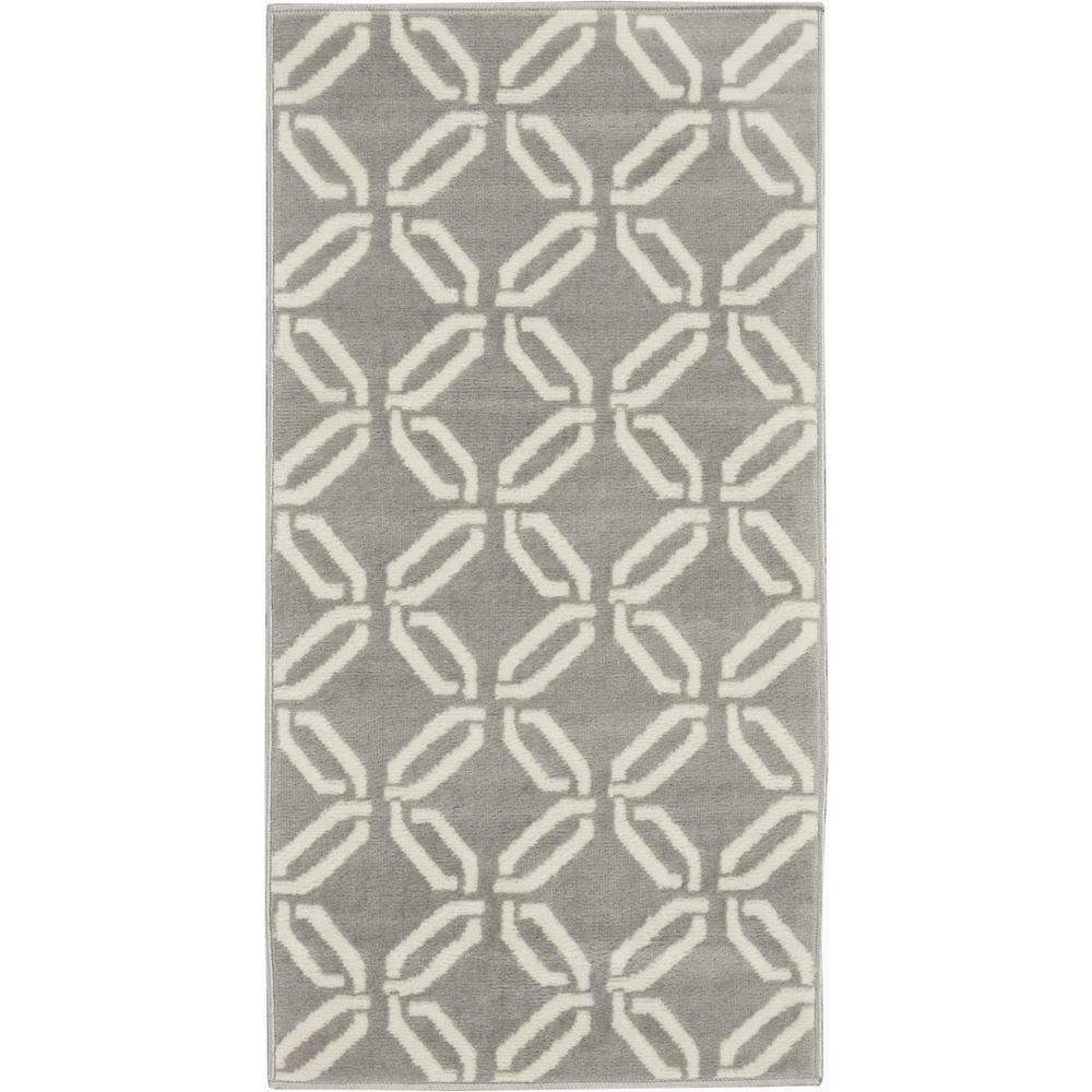 Contemporary Rectangle Area Rug, 2' x 4'. Picture 1