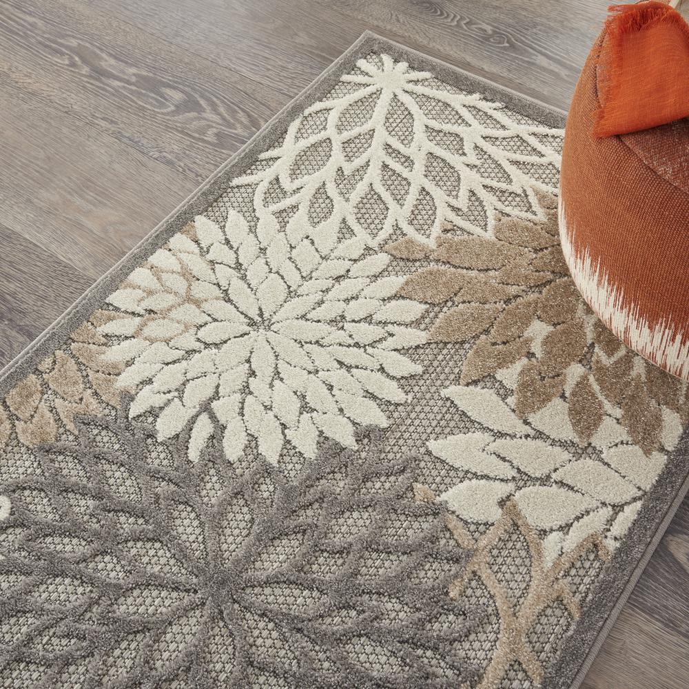 Nourison Aloha Indoor/Outdoor Area Rug, 2'8" x 4', Natural. Picture 8