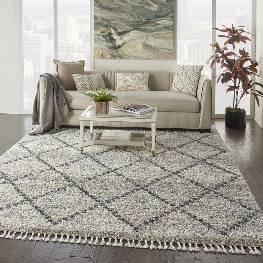 Nourison Home Scandinavian Shag Area Rug. Picture 10