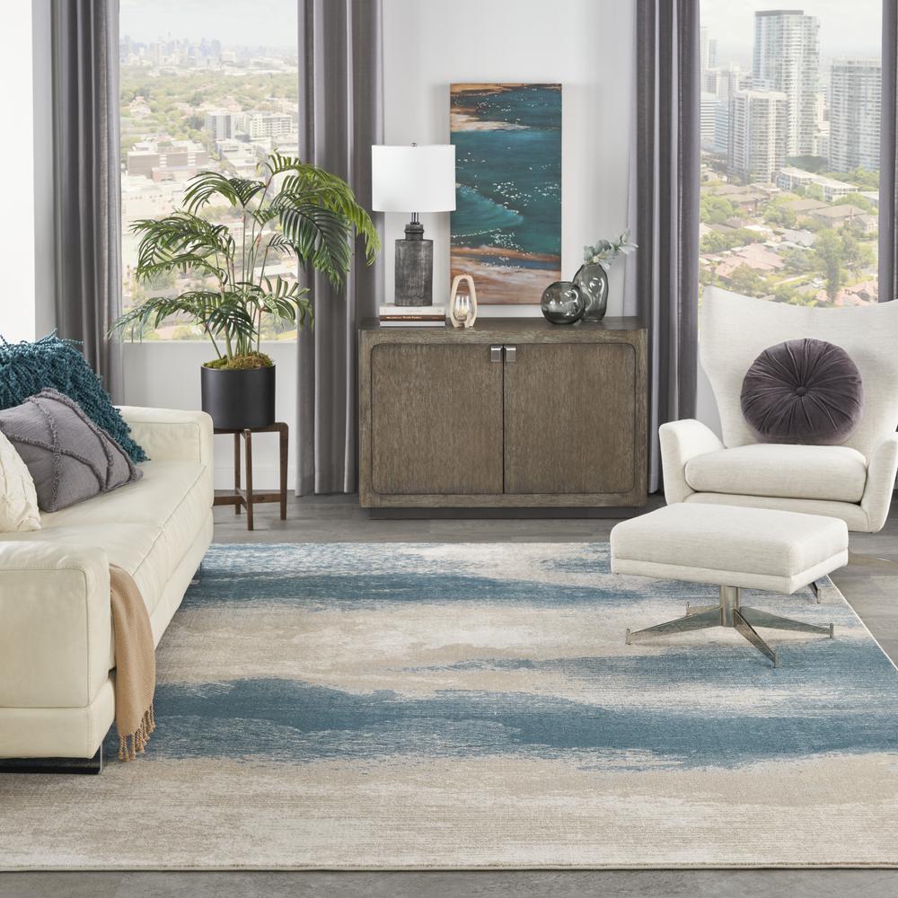 Modern Rectangle Area Rug, 9' x 13'. Picture 10