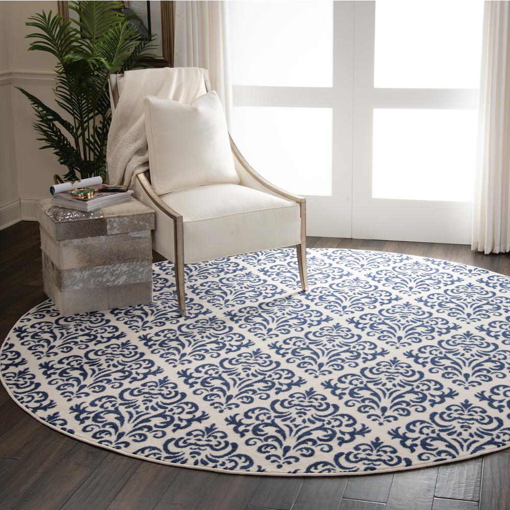 Transitional Round Area Rug, 8' x Round. Picture 9