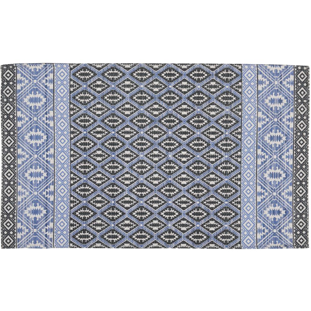 DAR05 Darien Blue Area Rug- 2'3" x 3'9". Picture 1