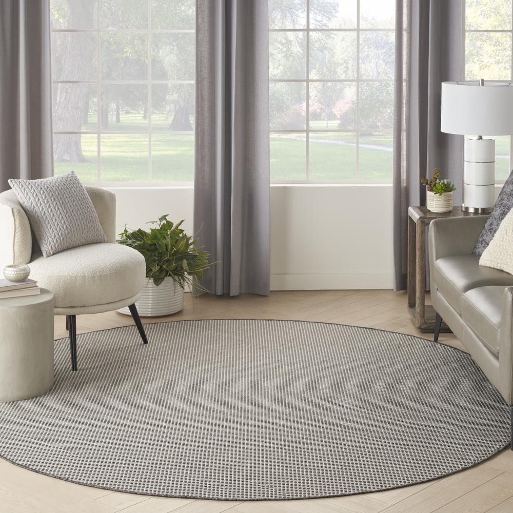 Modern Round Area Rug, 6' x Round. Picture 10