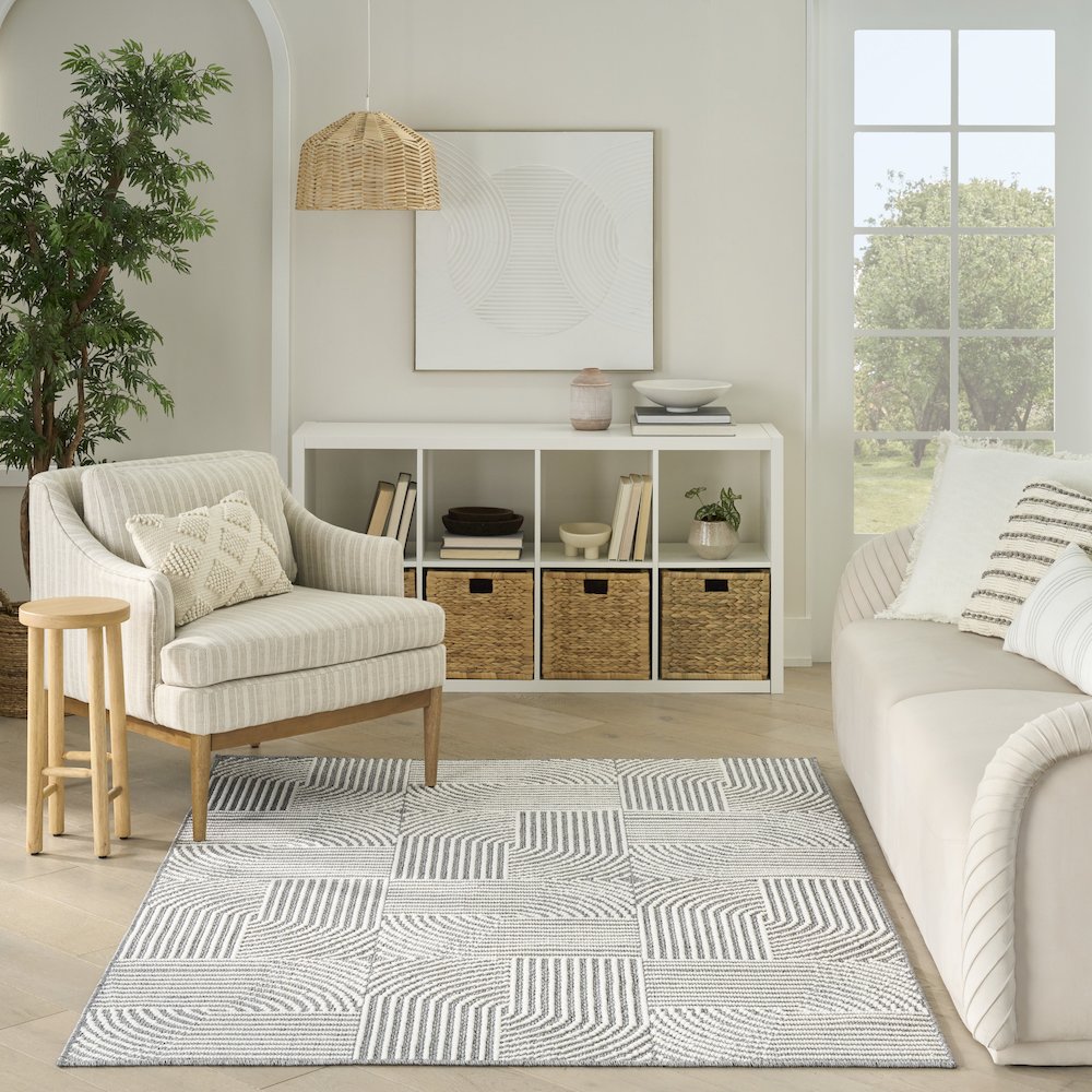Nourison Home Textured Home Area Rug. Picture 9