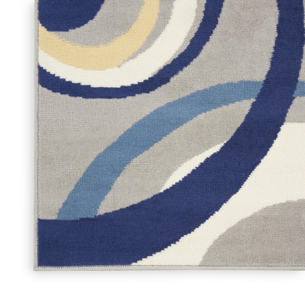 Mid-Century Modern Rectangle Area Rug, 6' x 9'. Picture 6