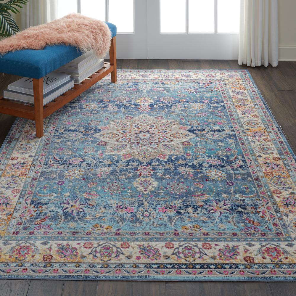 Vintage Rectangle Area Rug, 4' x 6'. Picture 8