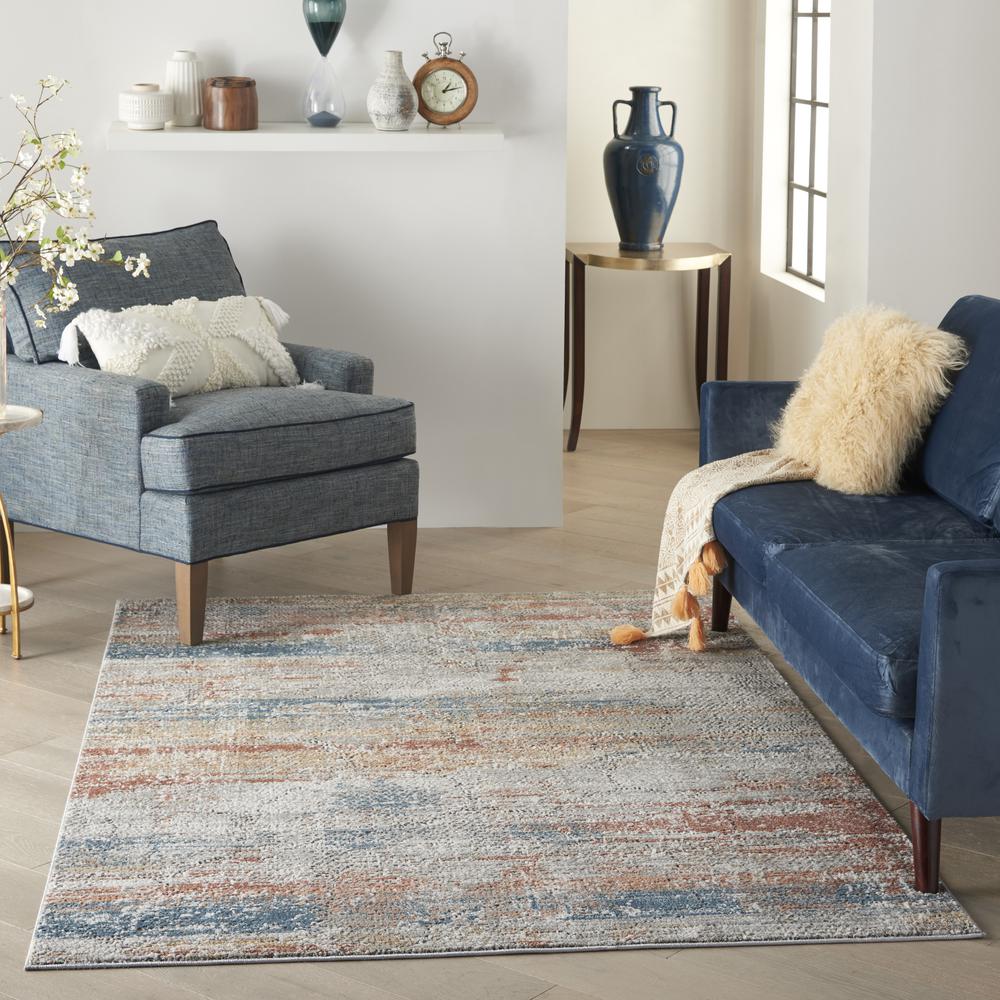 Modern Rectangle Area Rug, 5' x 7'. Picture 9