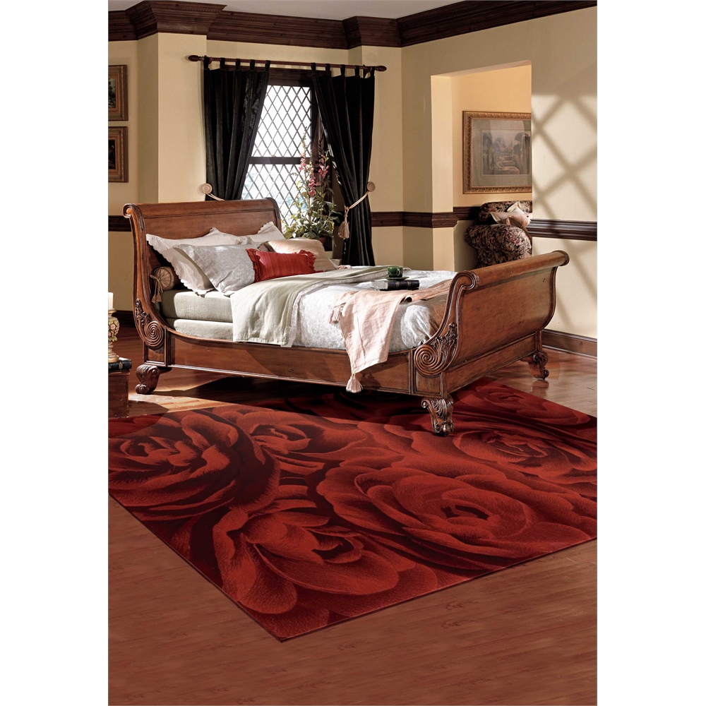 Moda Crimson Area Rug. Picture 2