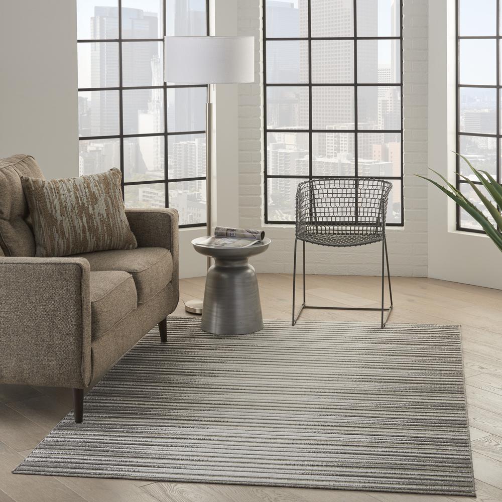 CLA01 Calobra Lt Grey Area Rug- 4' x 6'. Picture 9
