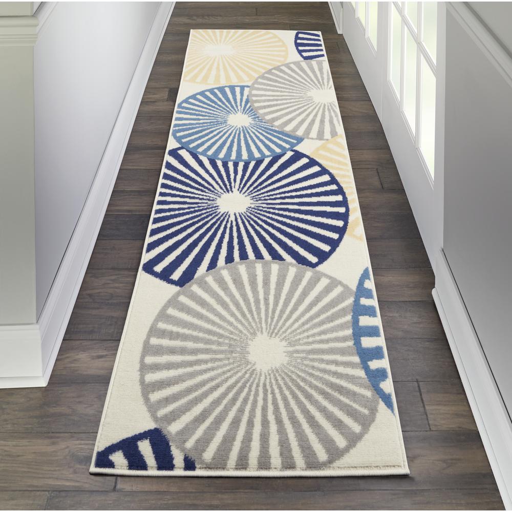 Contemporary Runner Area Rug, 8' Runner. Picture 2