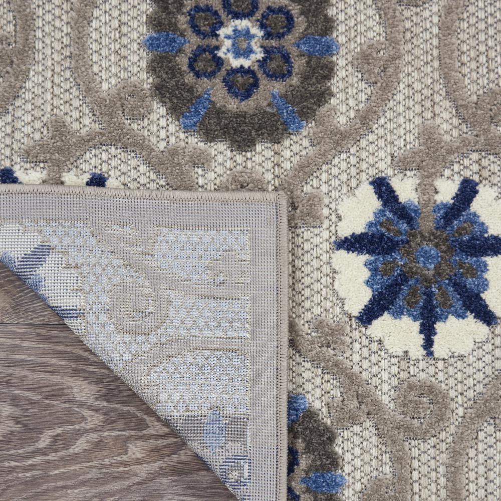 Aloha Area Rug, Grey/Blue, 3'6" x 5'6". Picture 3