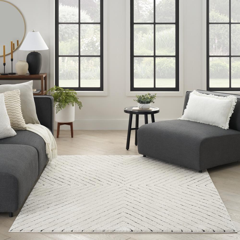 Scandinavian Rectangle Area Rug, 8' x 10'. Picture 9