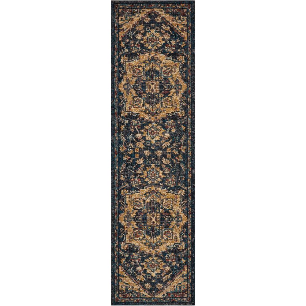 Nourison 2020 Area Rug, Midnight, 2'3" x 8'. Picture 1