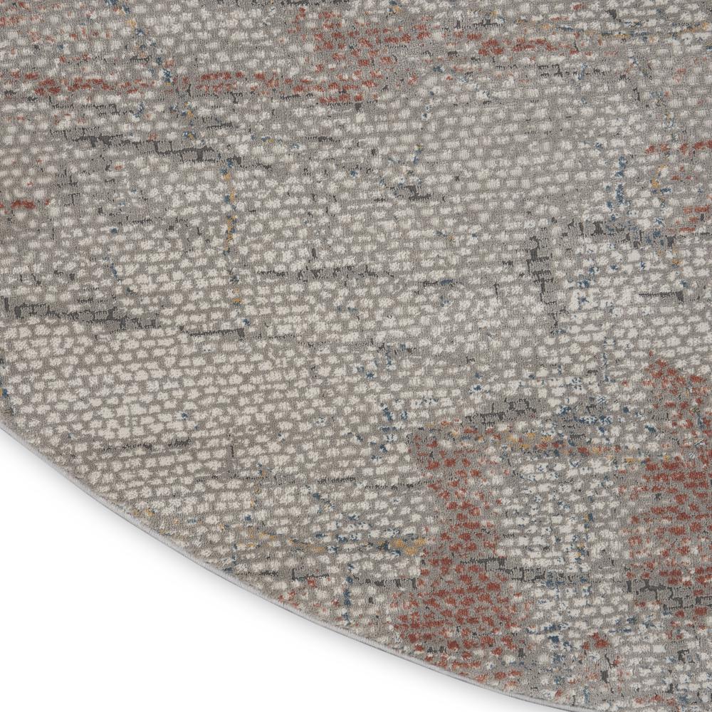 Modern Round Area Rug, 5' x Round. Picture 5