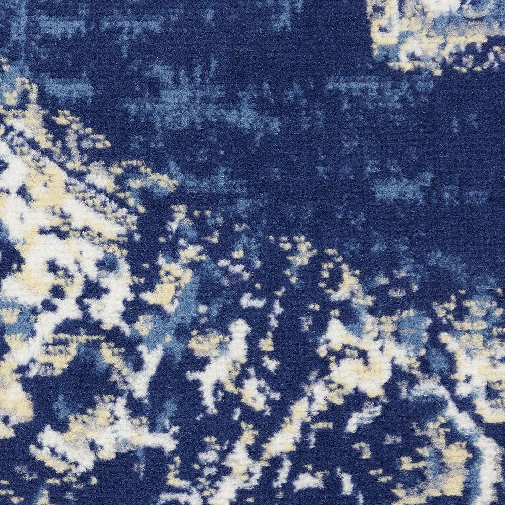 GRF14 Grafix Navy Blue Area Rug- 4' Round. Picture 6