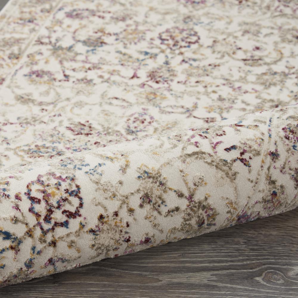 Vintage Vita Area Rug, Ivory/Multicolor, 7'10" x 9'10". Picture 3