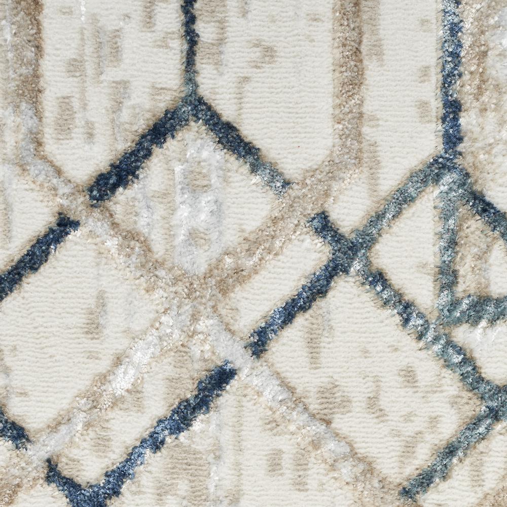 Mid-Century Modern Rectangle Area Rug, 5' x 7'. Picture 6
