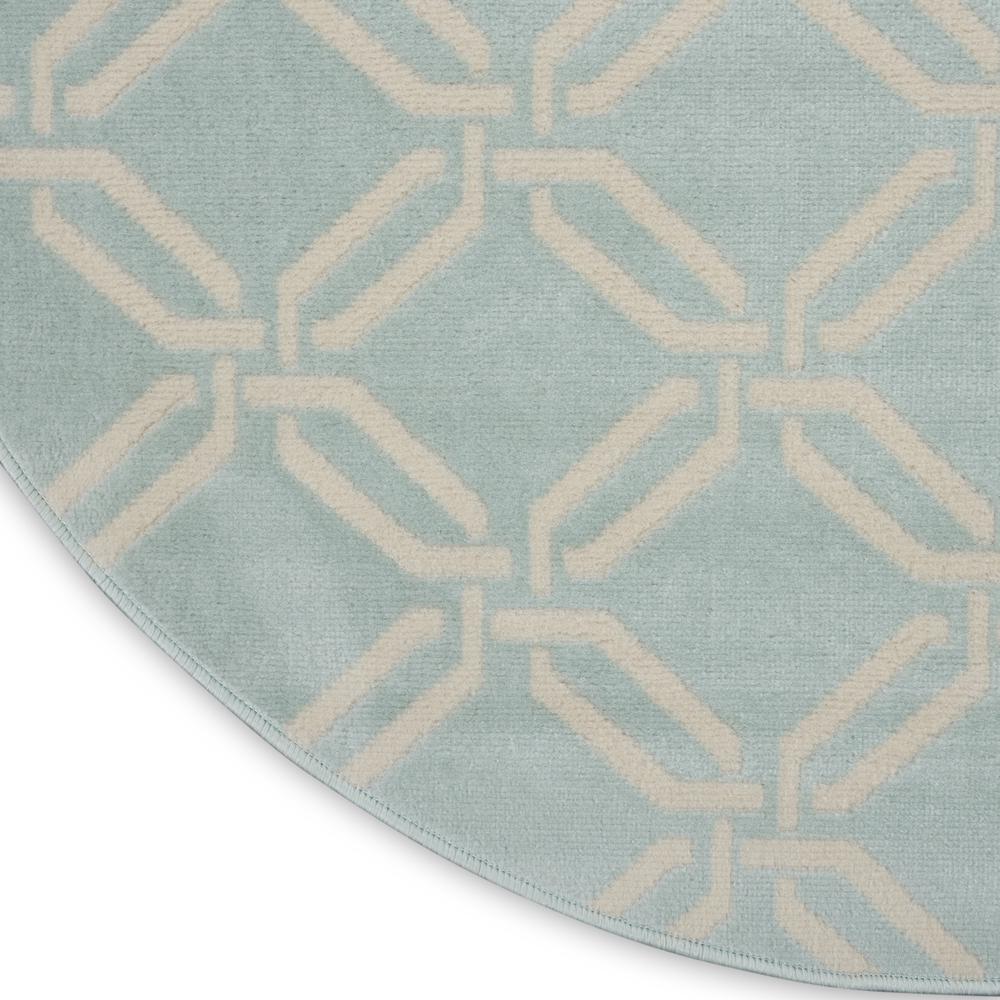 Coastal, Nautical & Beach Round Area Rug, 5' x Round. Picture 6