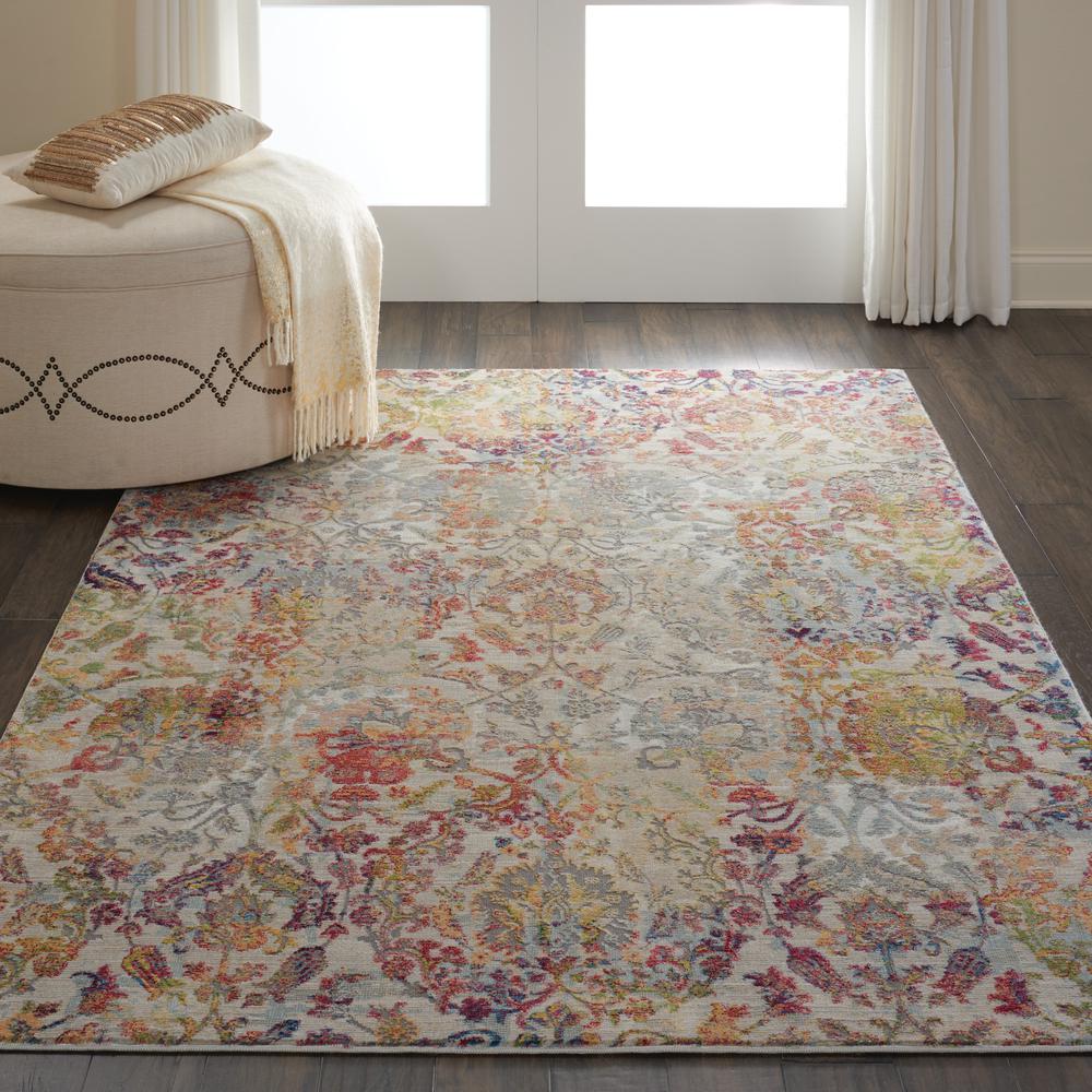Vintage Rectangle Area Rug, 4' x 6'. Picture 2