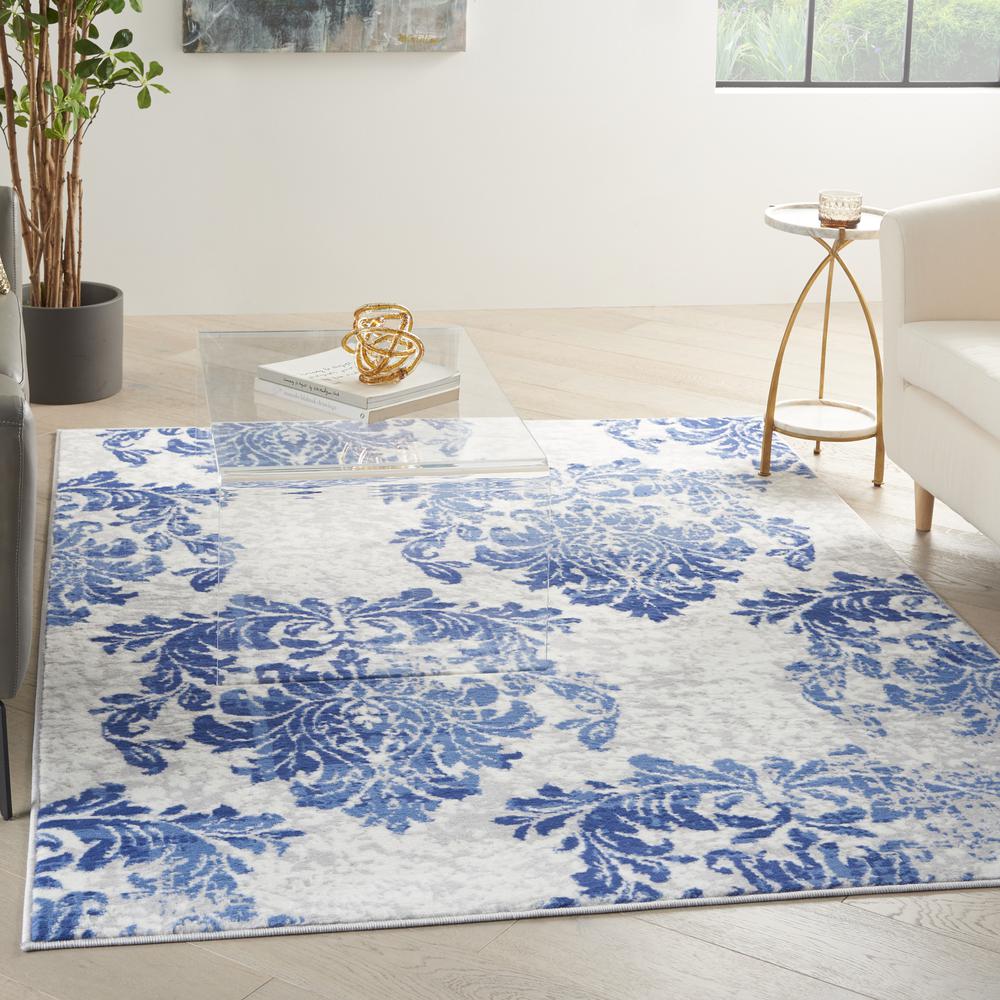 WHS11 Whimsicle Ivory Navy Area Rug- 4' x 6'. Picture 2