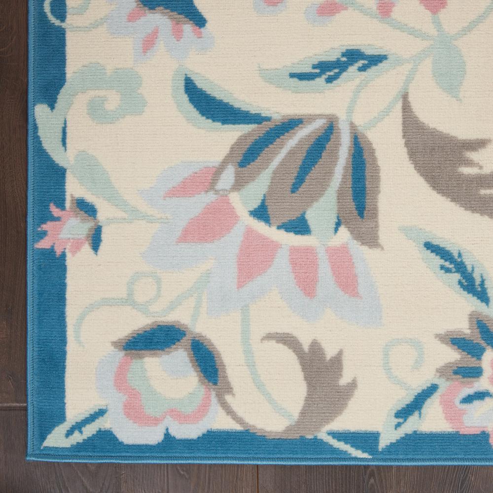 Jubilant Area Rug, Ivory/Multicolor, 5'3" x 7'3". Picture 4