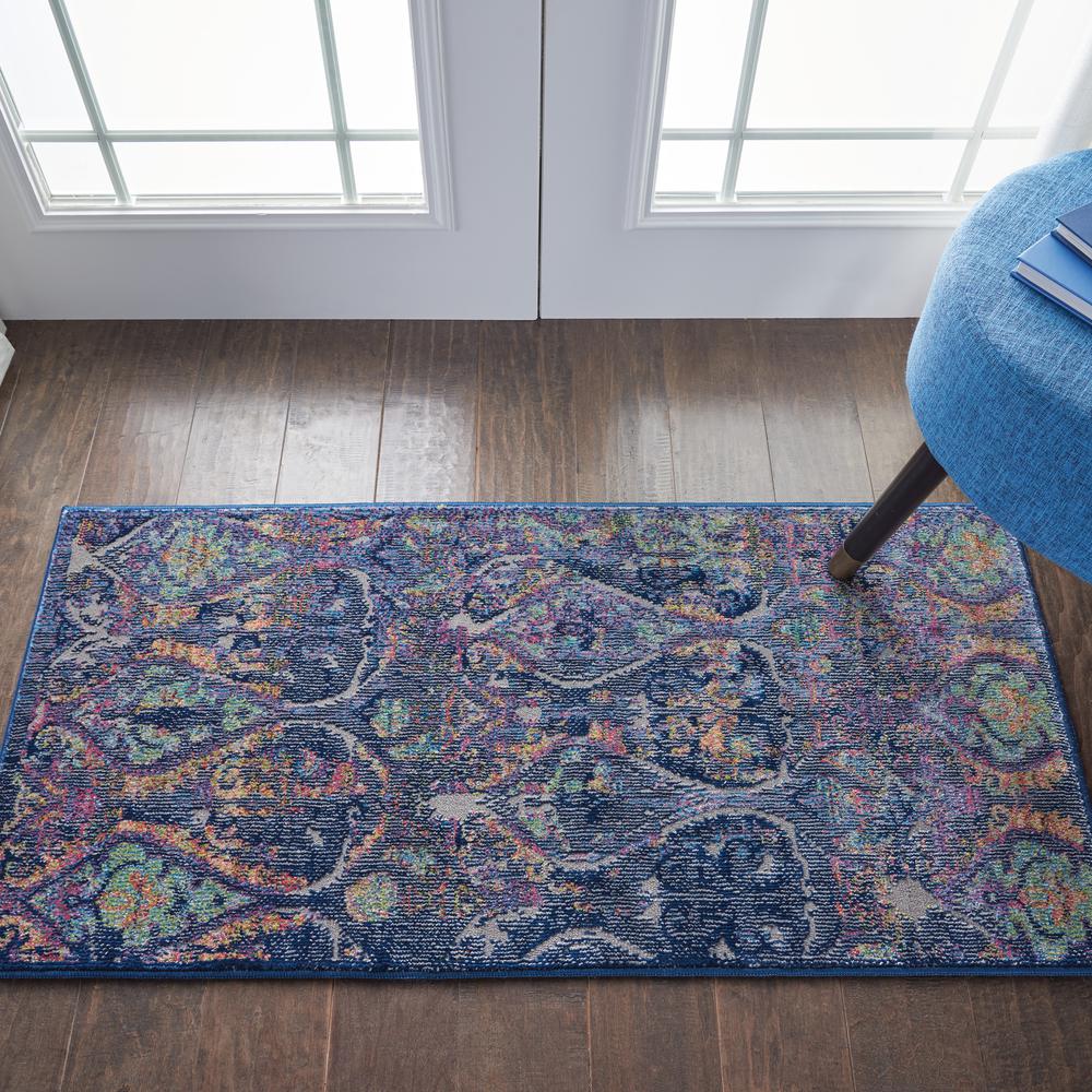 Bohemian Rectangle Area Rug, 2' x 4'. Picture 2