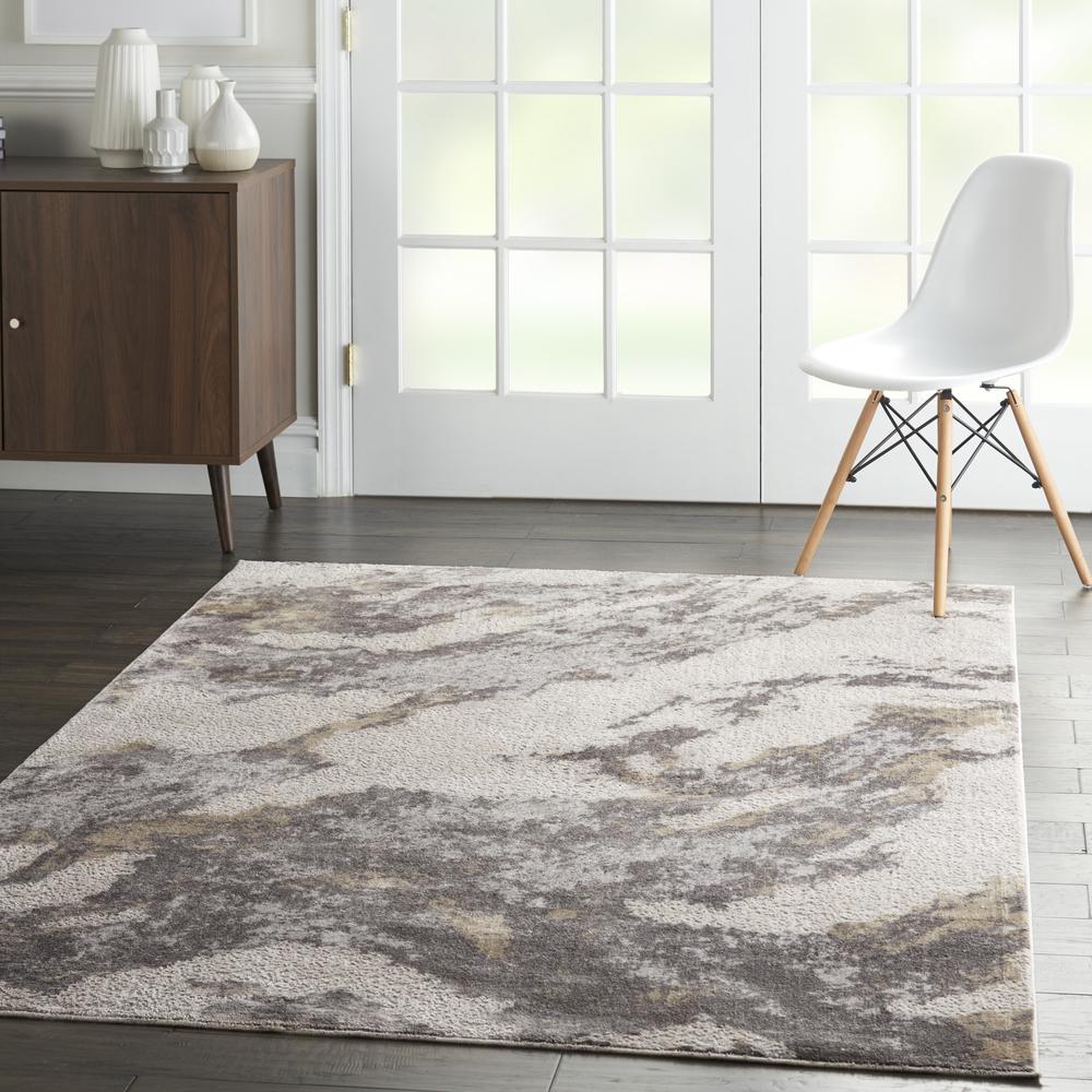 Nourison Home Sleek Textures Area Rug. Picture 10