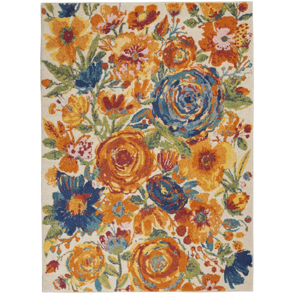 Contemporary Rectangle Area Rug, 4' x 6'. Picture 1