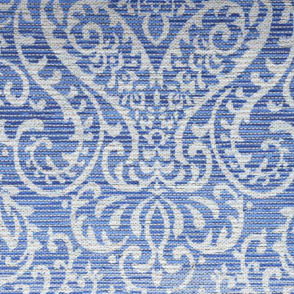 Waverly Washables Collection 7'10 x 9'10 Blue Area Rug. Picture 6